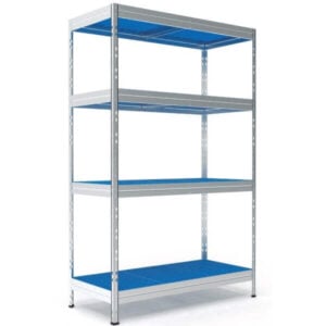 Метален стелаж с 4 рафта Ar shelving HORECA175, идеален за кухня за храни и напитки.