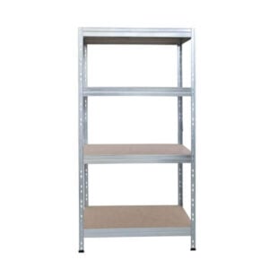 Метален стелаж Ar shelving RIVET175, идеален за гараж и склад с товароносимост 175 кг.