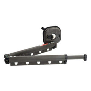 Простор за дрехи Cascada вакуум черен алуминиев, 41x15.5x8.5 см, за съхранение без прах и влага